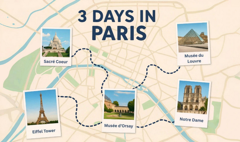 3 Days in Paris Itinerary